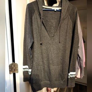 Victoria's Secret v-neck Hoodie BLINGY